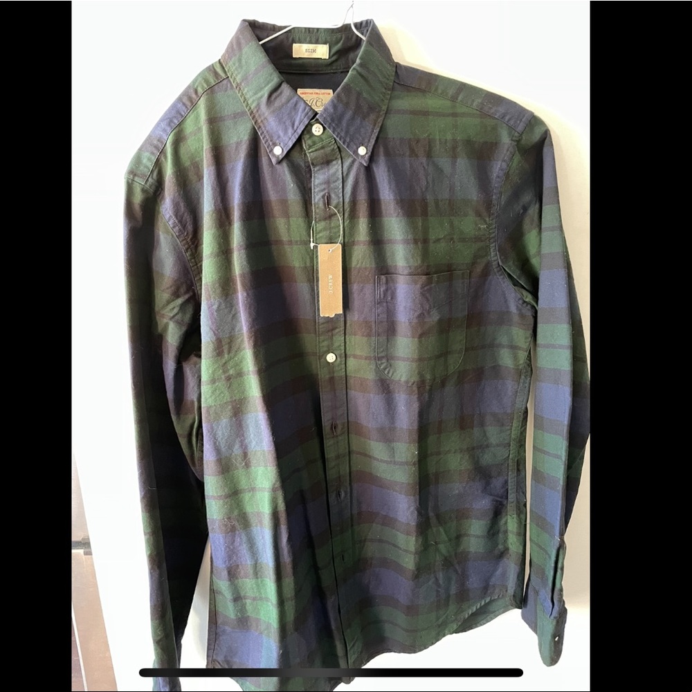 J. Crew Men Slim Fit Cotton Buttondown